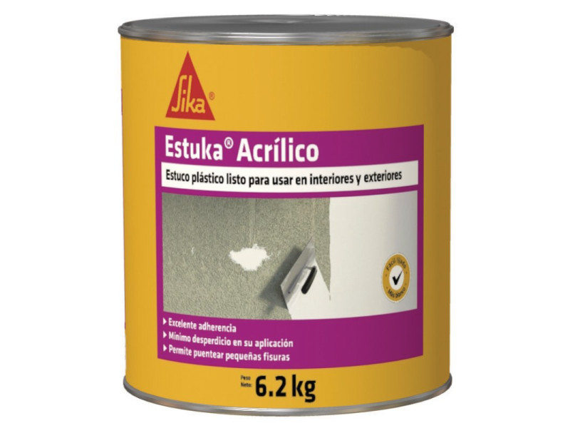 ESTUKA ACRILICO X 6 KG ESTUCO PLASTICO sika.jpg