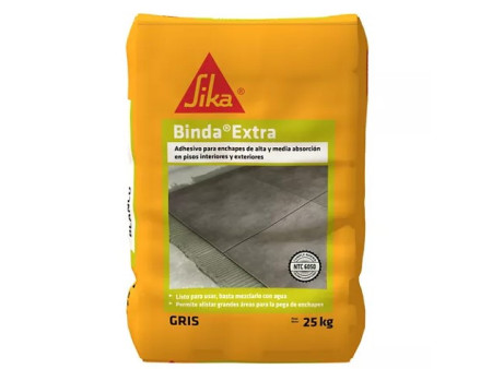 BINDA EXTRA GRIS X 25 KG. (PEGAR ENCHAPE) sika.jpg